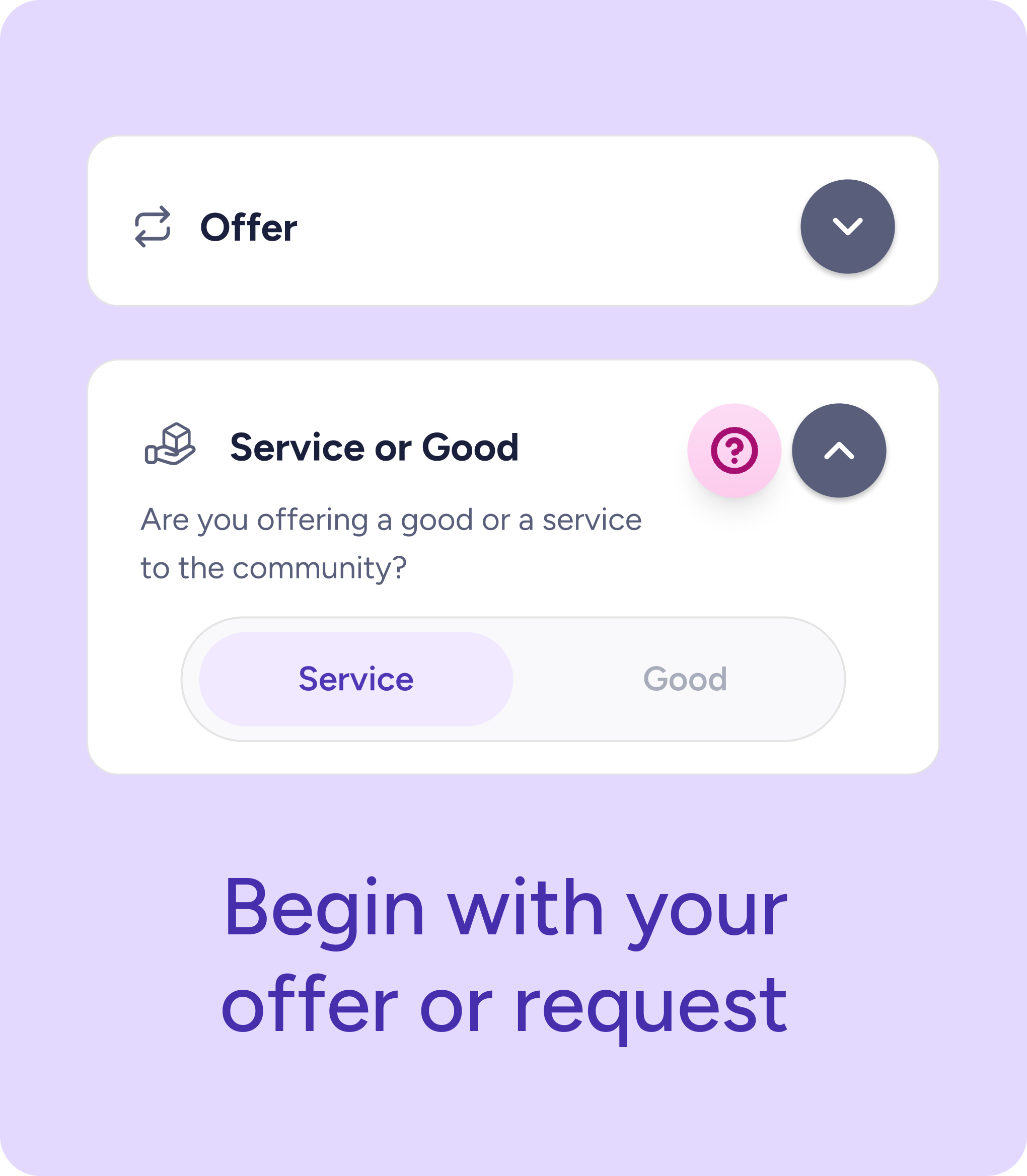 Barterchain original onboarding flow