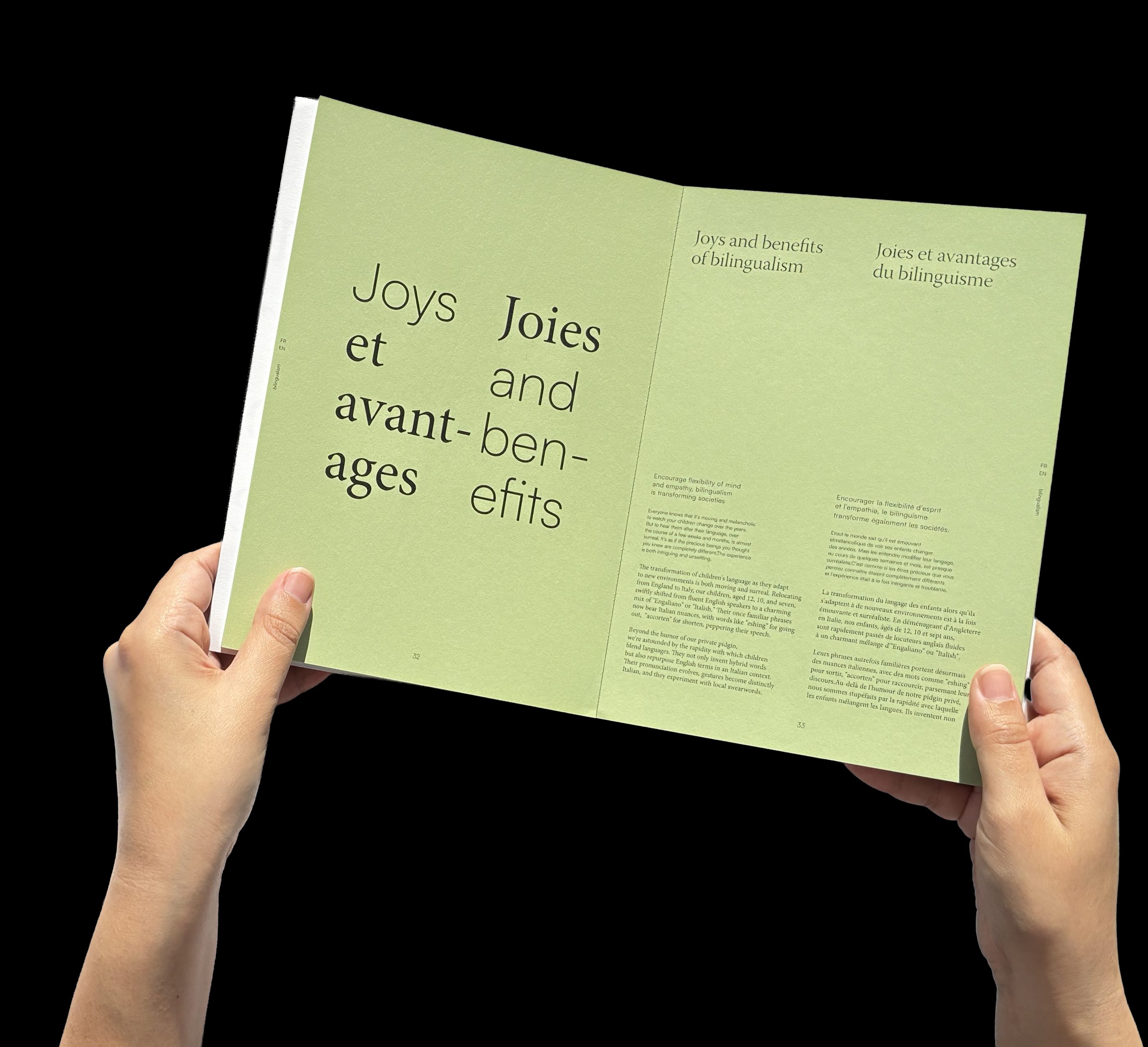 joy + benefits spread